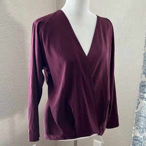 Ramy Brook silk wrap blouse